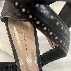 Barbara Bui Black Heels with Studded Embellishments